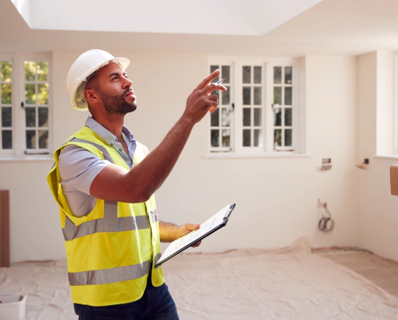 inspector doing a seller home inspection nibley ut